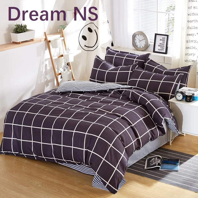 Dreamns темно синий кит Постельное белье милые дети кровать Наборы для ухода за
