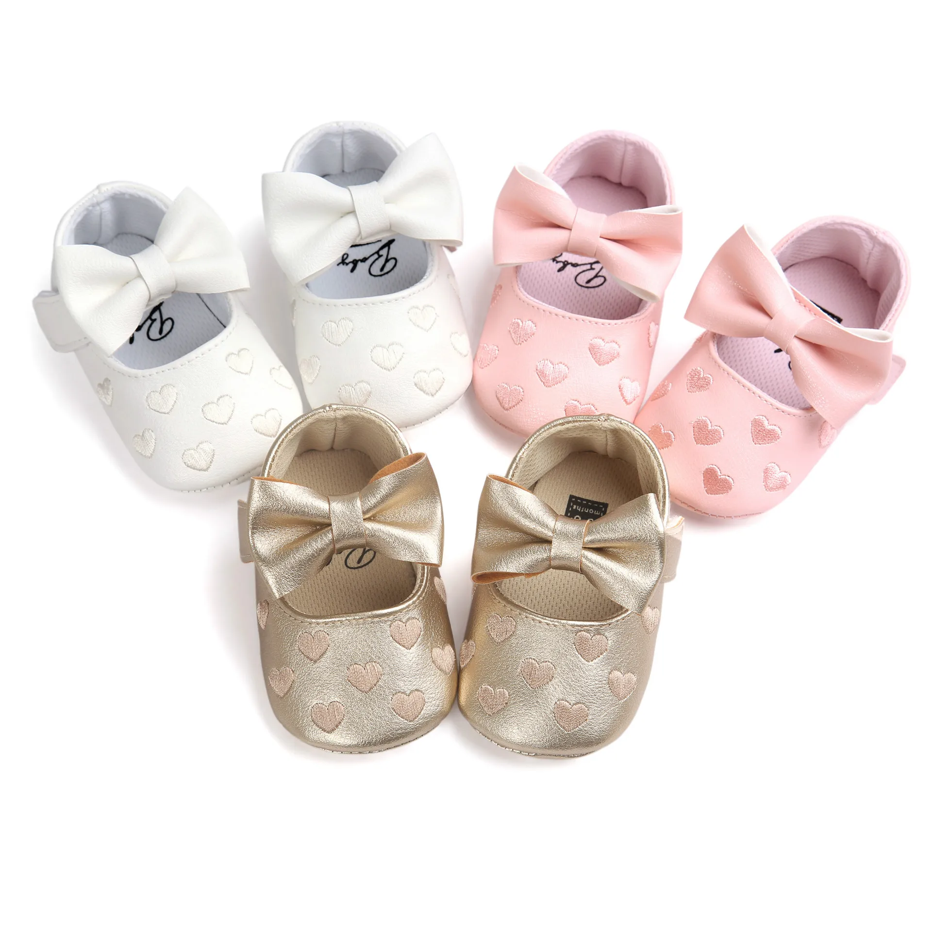 Baby PU Leather Boy Girl Moccasins Moccs Shoes Bow Fringe Soft Soled Non-slip Footwear Crib |