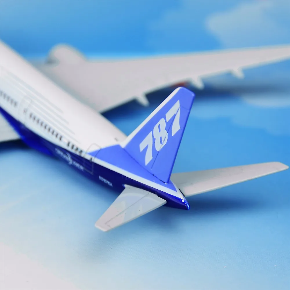 Оригинальная модель Boeing 787 16 см металлические модели самолетов подарок на день