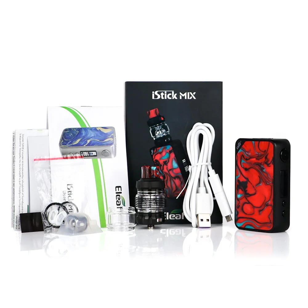 Оригинальный Eleaf iStick Mix Kit 160 Вт электронная сигарета испаритель с Элло поп 6 5 мл