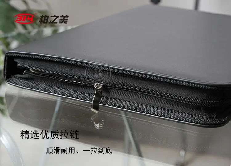 Портфель в деловом стиле на молнии A4 ручной органайзер для документов портфель