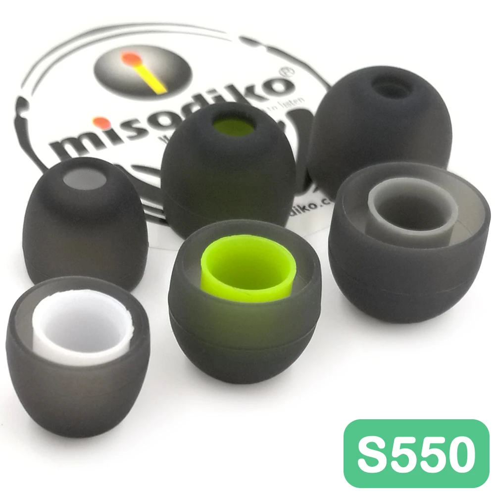 Силиконовые наконечники для наушников misodiko S550 Jaybird X4 X3 X2 Run BlueBuds X Freedom/ Photive LG HBS 760 810
