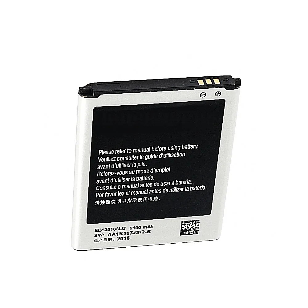 Оригинальный аккумулятор EB535163LU для Samsung I9082 Galaxy Grand DUOS I9080 I879 I9118 Neo + I9168 I9060