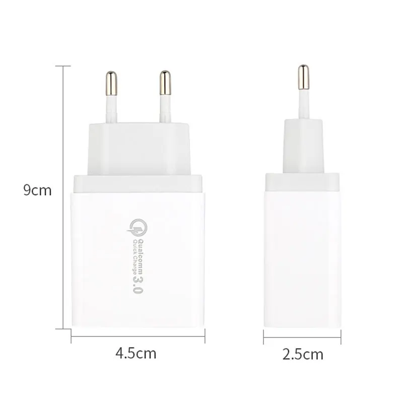 3 в 1 мульти QC 0 usb зарядное устройство адаптер питания Зарядка для телефона ipod iphone