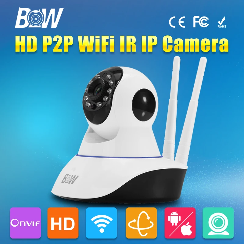 HD 720 P Wi-Fi IP Камера Беспроводной ИК-Ночное видение двухстороннее аудио P2P