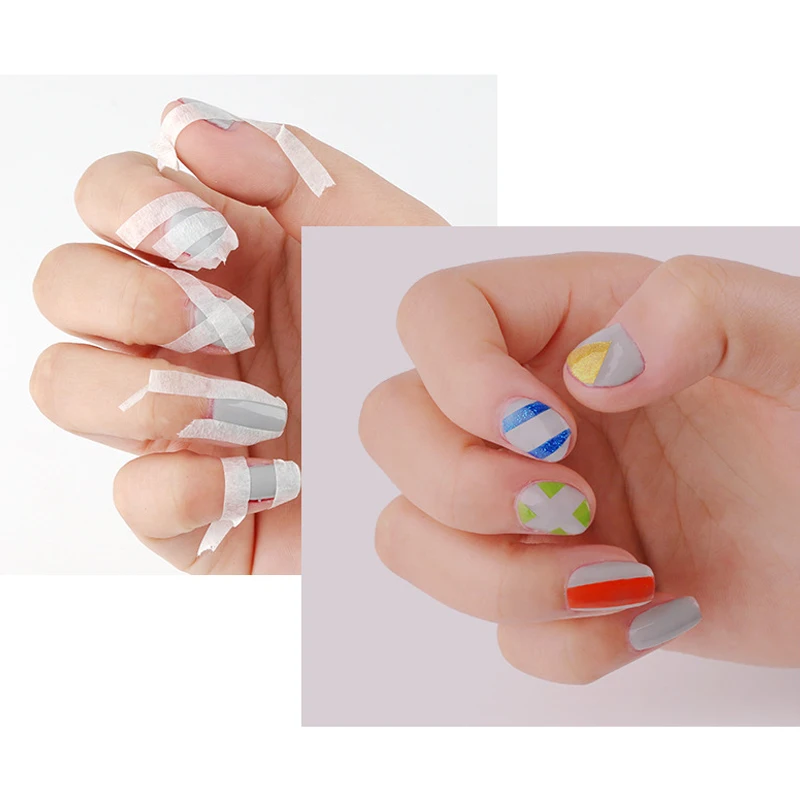 Lucky Color Striping Tape Line Гель лак для нейл арта клейкая лента самостоятельного украшения