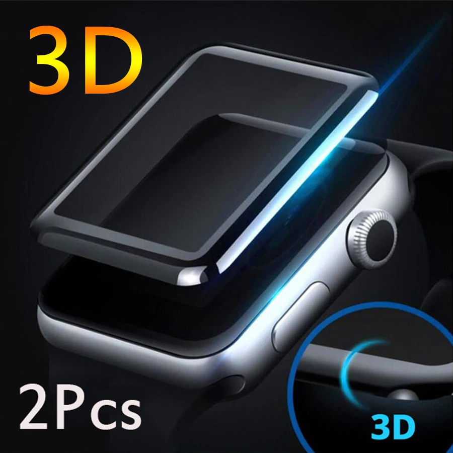 3D изогнутое полное покрытие для i Watch 44 40 мм серия 4 закаленное стекло Apple 38 42