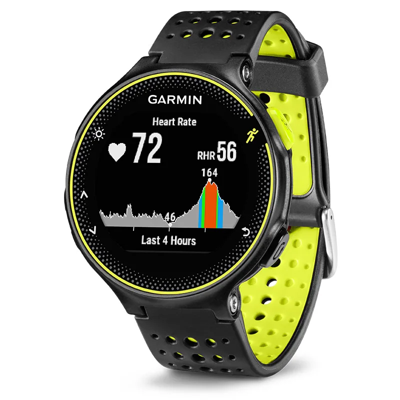 GARMIN Forerunner 235 LITE gps многофункциональные часы для бега с черный/желтый CHN | Наручные