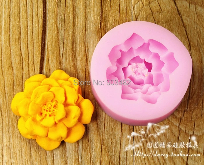 

F131S Flower Silicone Fondant Mold Gum Paste Cake Decorating cake topper Mould