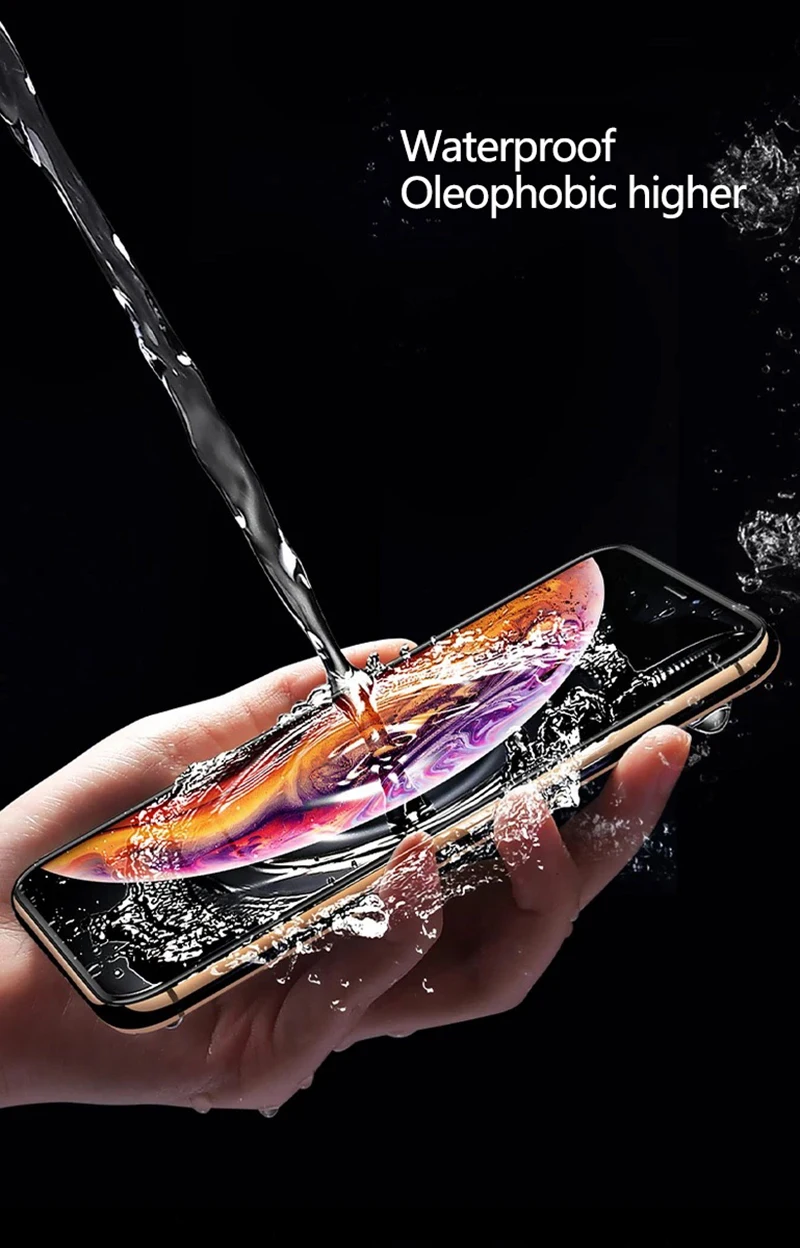 RDCY закаленное стекло для iPhone XS MAX защита экрана изогнутое полное покрытие на Защитное стекло для iPhone XS MAX XR стекло