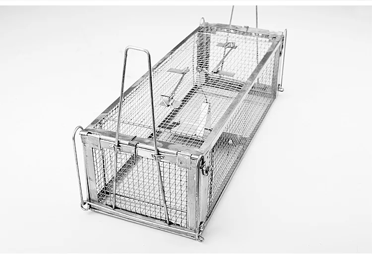 Бесплатная доставка! Двойная сверхвысокочувствительная ловушка для мышей двери