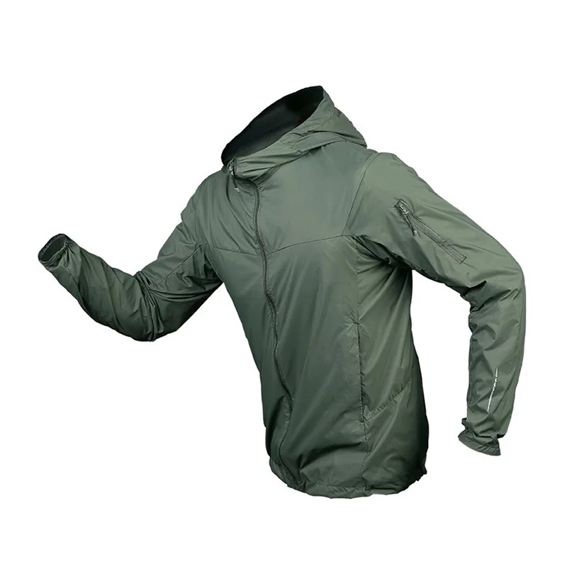 

Newly Men Thin Coat Waterproof Breathable Fast Dry Wear-resistant Sun Protective Coat for Outdoor m99