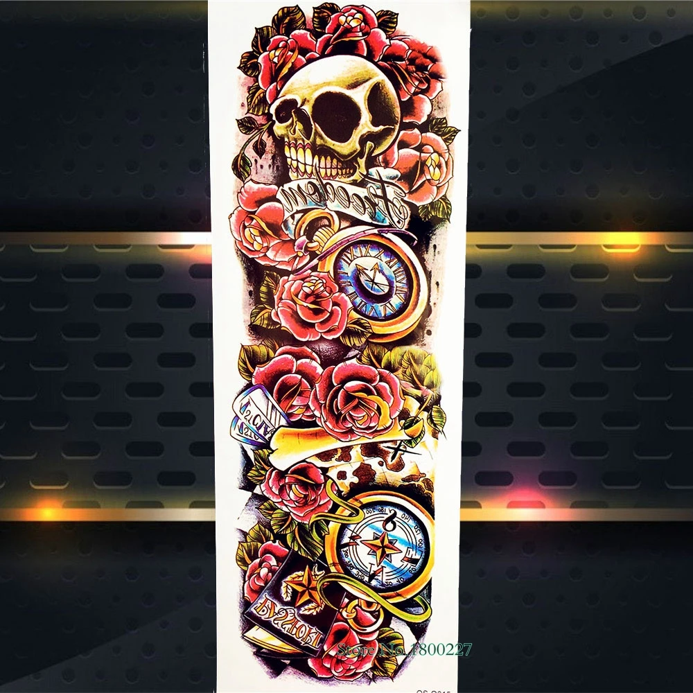 3d наклейки татуировки с черепом смерти для мужчин и женщин|stickers men|tattoo stickertemporary