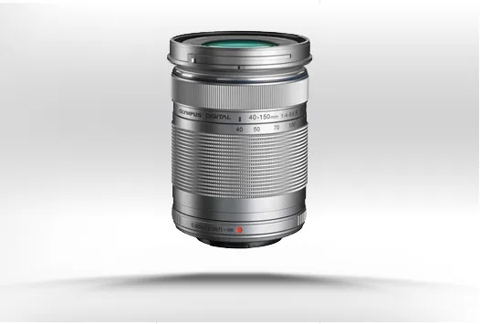 Серебряный NO BOX M. ZUIKO DIGITAL ED 40-150 мм f/4-5,6 R объектив для Olympus EPL6.EPL5. EPM1.EPM2 для Panasonic GF5; GH2; GX1; GF6; GX7