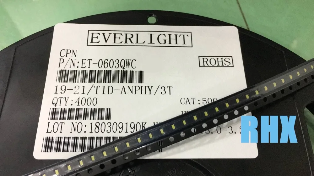 3000piece/lot 100%NEW FOR LED bead 0603 red superbright patch light 1608 indicator | Электроника