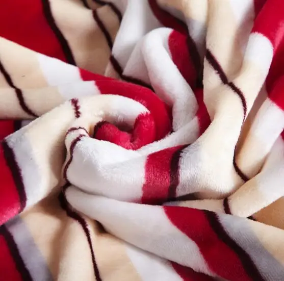 Коралловый флис ткань одеяло супер мягкий спальный кровать Портативный для