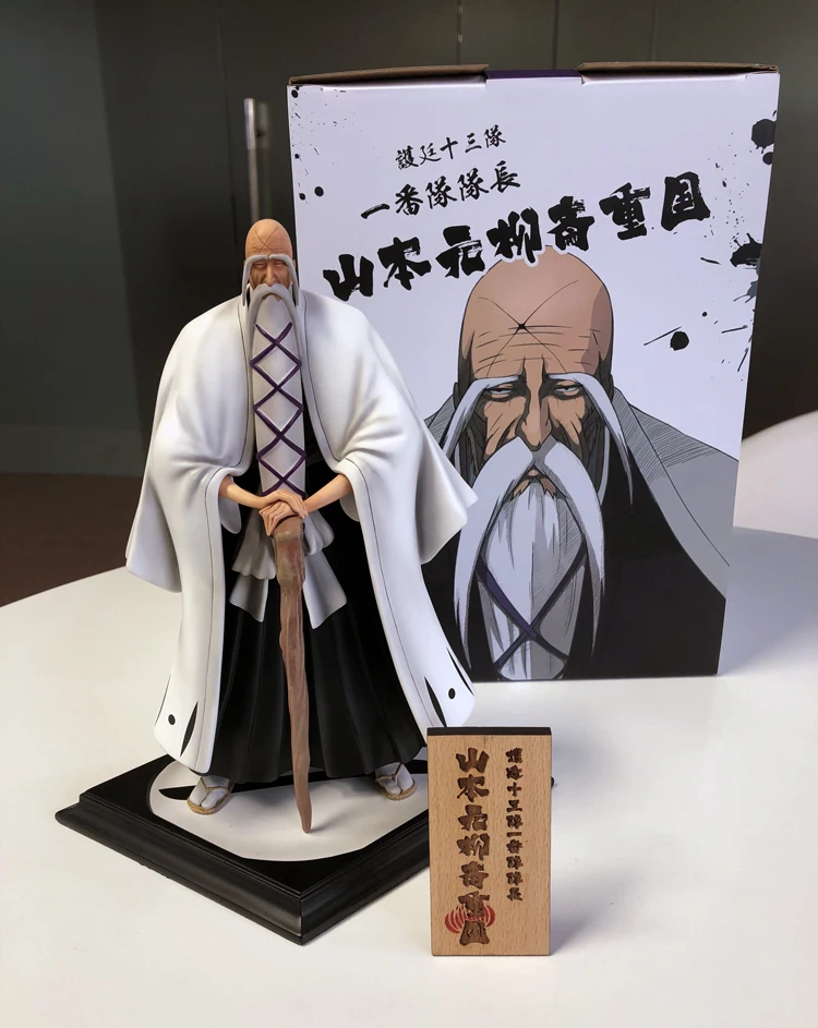 COMIC CLUB FOC 23 см BLEACH Yamamoto Genryuusai Shigekuni GK смола, сделанная для коллекции