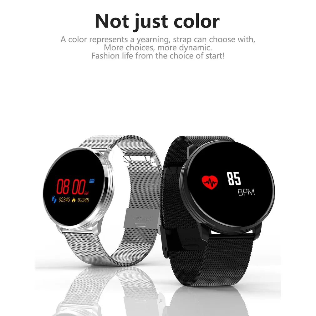 M9 TFT дисплей Смарт-часы Водонепроницаемый Фитнес браслет трекер с Bluetooth 5 0