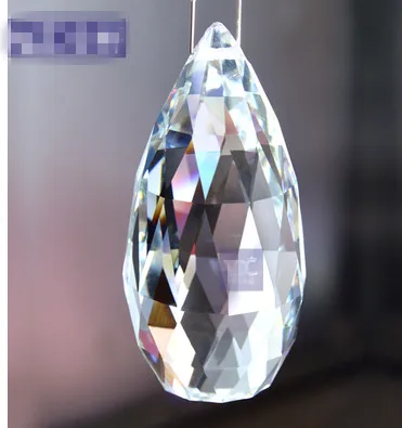 019 Crystal chandelier parts crystal pendants for chandeliers K9 High grade &ampWedding lamp accessories 76mm | Лампы и освещение