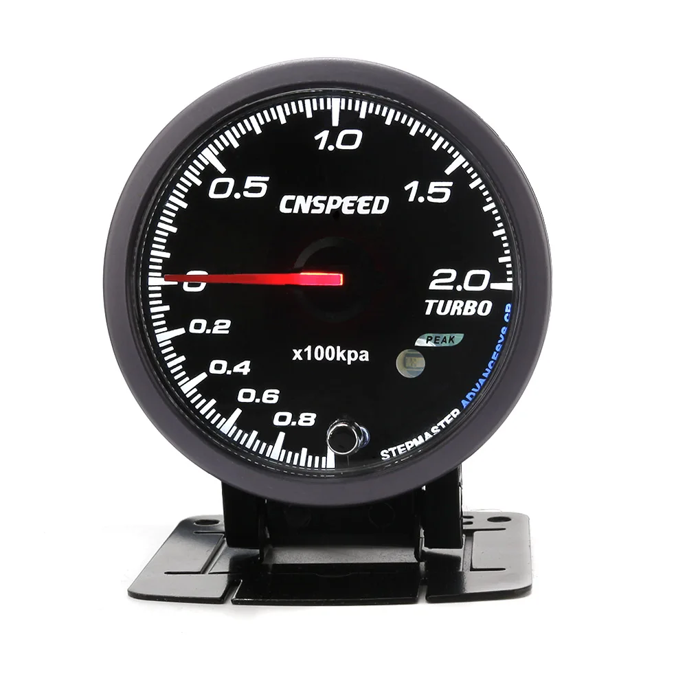 Turbo table 2Bar CNSPEED 2,5 дюймов 60 мм турбонаддув датчик температуры воды датчик давления масла выхлопного напряжения гоночный автомобиль YC101347 - Цвет: Turbo table 2Bar
