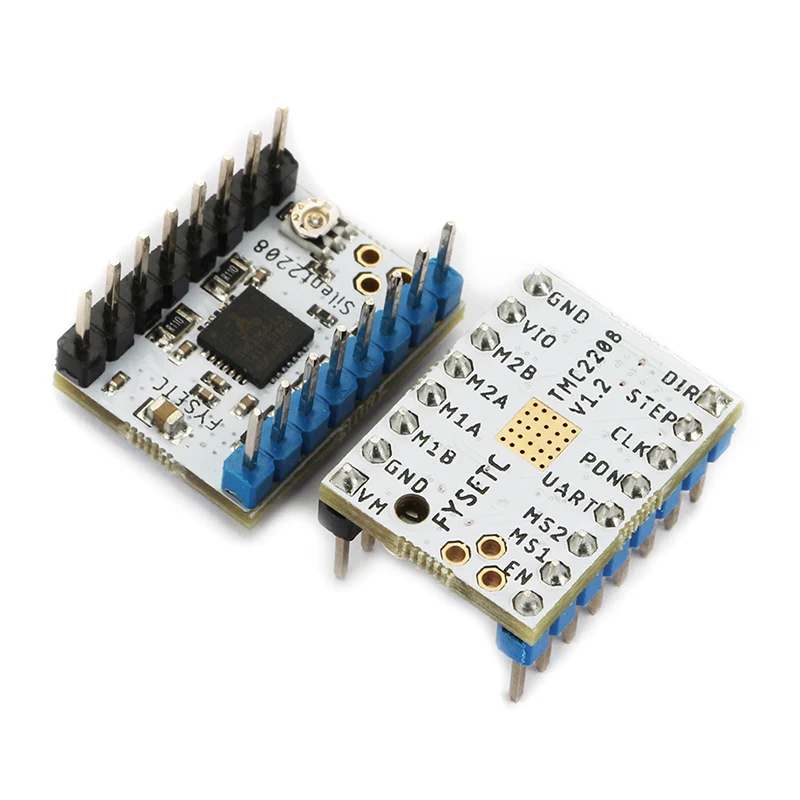 Модуль шагового двигателя TMC 2130/2208 Stepstick + радиатор для 3D-принтера UY8 | Компьютеры и