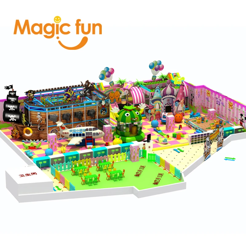 Фото Надувная игровая площадка MAGICFUN scivoli для детей, коммерческий домик для прыжков, игровая площадка №4