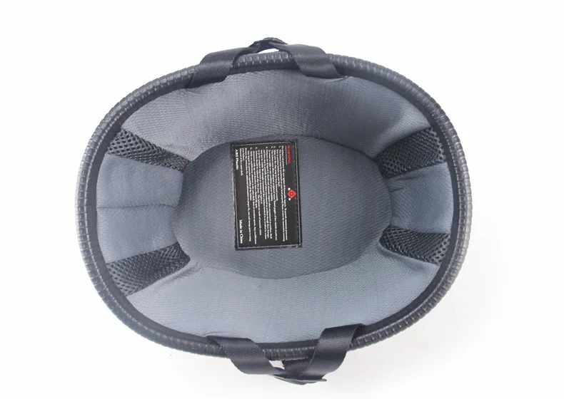 Винтажный мотоциклетный шлем кепка с черепом на половину лица в немецком ретро