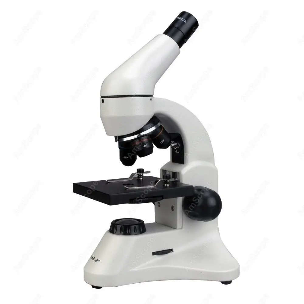 AmScope поставляет 40X 800X двойной свет студенческий составной Микроскоп с батареями и