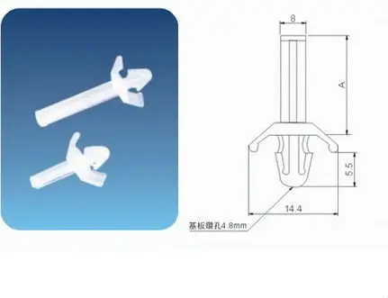 

114 PUSH SPACER PS-10 pcb support spacer pcb standoff