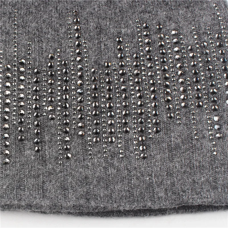 Женская кашемировая зимняя шапка Xthree вязаные облегающие шапки для женщин зимние