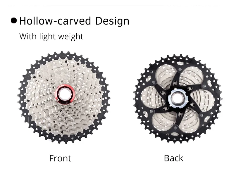 MTB Кассета 10-скоростей 11-42T звездочки Свободное колесо с широким передаточным числом аксессуары для горного велосипеда Shimano Deore Slx XT.