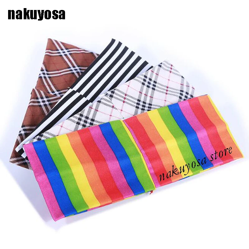 Ретро Радужный сетчатый полосатый Женский головные повязки для йоги повязка от