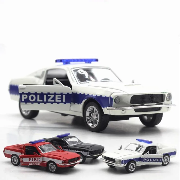 Модель Ford Mustang GT 1: 32 литые игрушечные машинки проблескивающиеся и музыкальные
