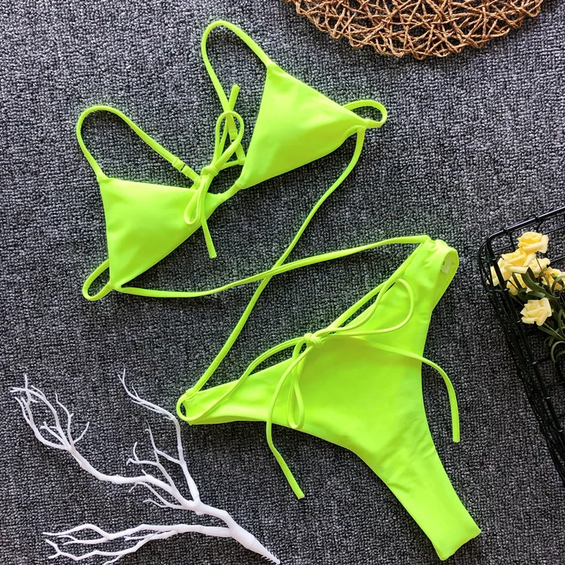 Simplee Высокая талия бикини пуш ап сексуальный купальник женский кружевной