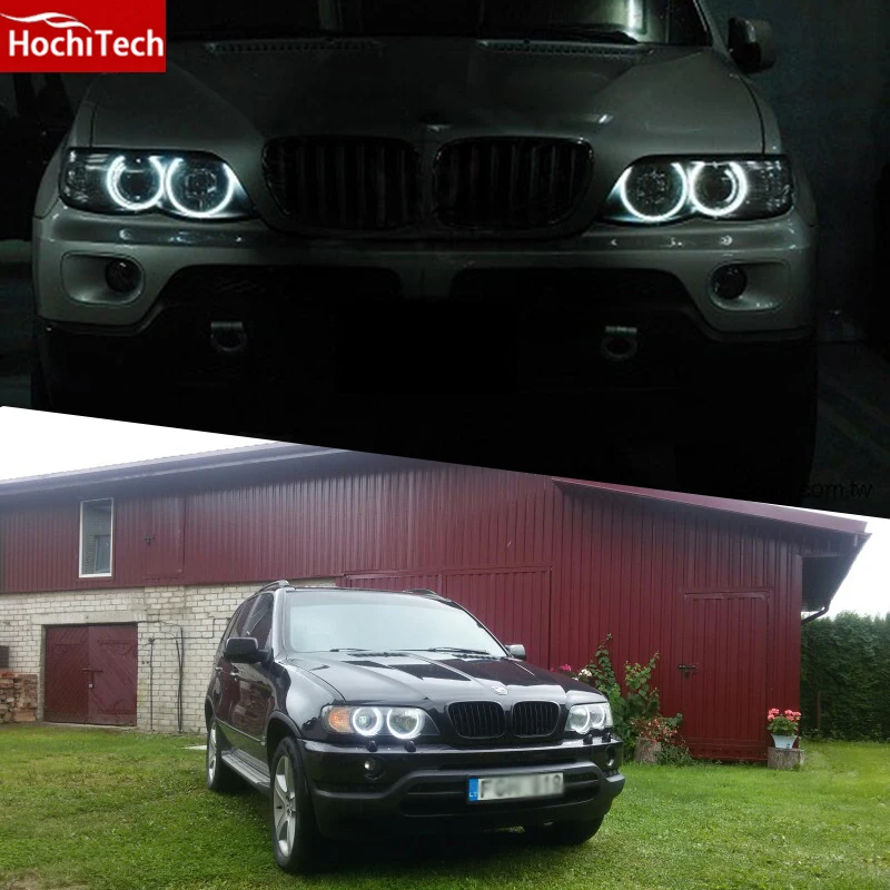 Дневсветильник HochiTech DRL CCFL комплект глаз ангела демона кольцо теплого белого