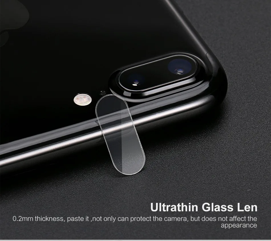 2 шт. для iPhone 7 8 plus USAMS камера объектив Защита экрана Закаленное стекло пленка 9H Corning Gorilla glass Защита от царапин крышка объектива