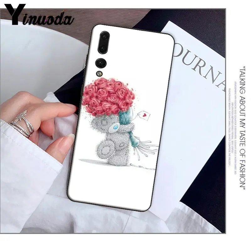 Yinuoda Tatty Teddy Bear Me To You мягкий чехол для телефона из ТПУ Huawei Mate10 Lite P20 Pro P9 P10 Plus Mate9 10 Honor