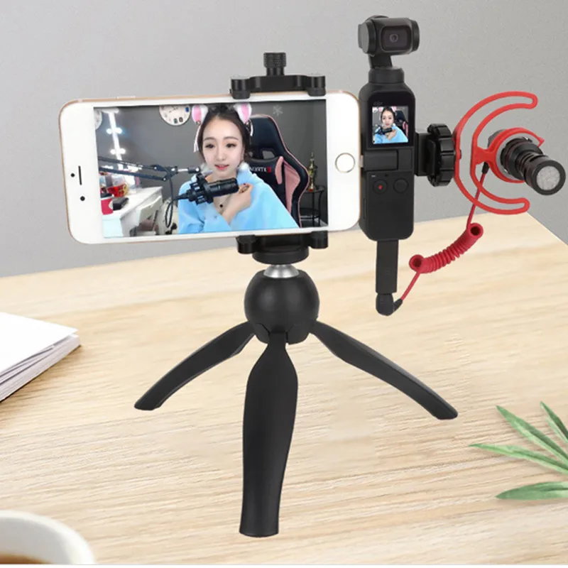 Для Osmo Pocket Monitor микрофон Многофункциональный фиксированный Держатель Кронштейн