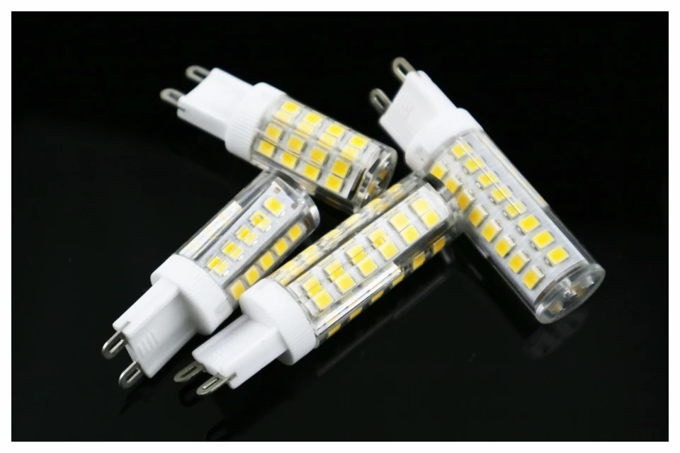 G9 светодиодный светильник AC220V 3 Вт 4 Вт 5 Вт 7 Вт Светодиодный светильник 2835SMD супер яркий светильник для люстры Замена галогенной лампы 30 Вт 40 Вт 50 Вт 70 Вт