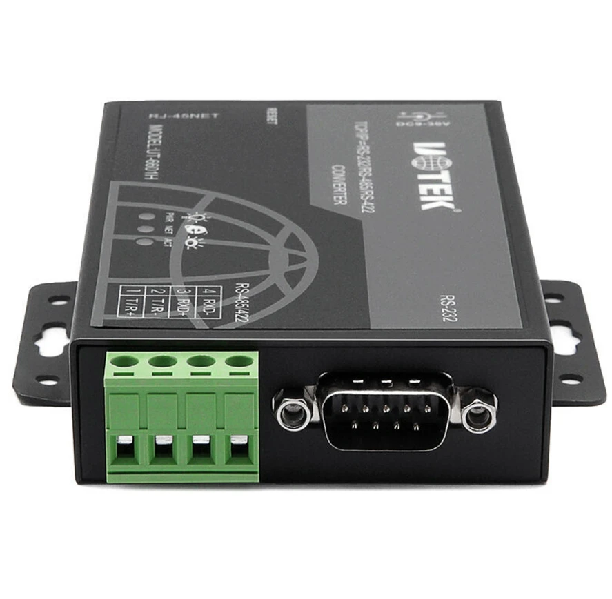 UT 6601H 0/100 м TCP/IP для RS 232/485/422 сервер последовательных устройств поддерживает шлюз
