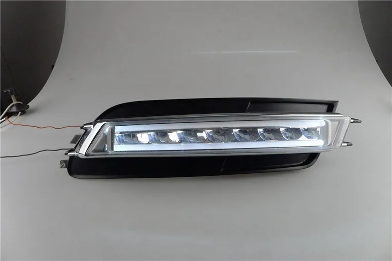 Lampever автомобильный DRL Комплект для Audi A6 A6L C7 2012 2013 светодиодный дневные ходовые огни супер яркий водонепроницаемый дневной свет