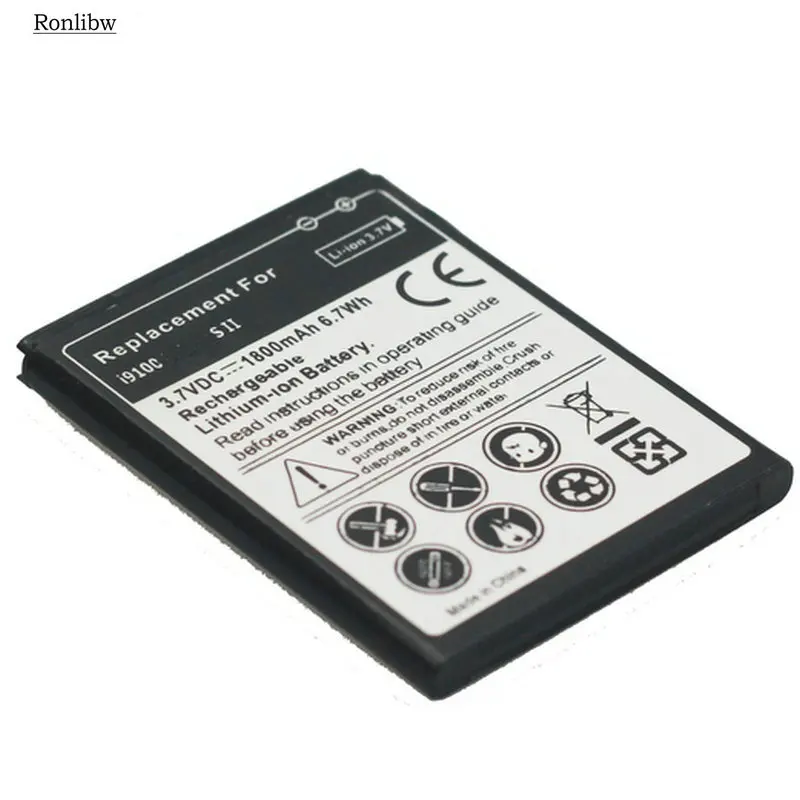 Ronlibw 1x1800 mAh EB F1A2GBU запасная батарея для Samsung Galaxy S2 II I9100 9100 i9100g I9108 i9188 i9103 i9105