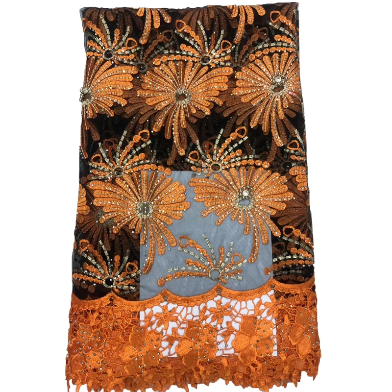 Новейшие Aso Ebi модные Африканские кружева Королевская Синяя Нигерия королевский