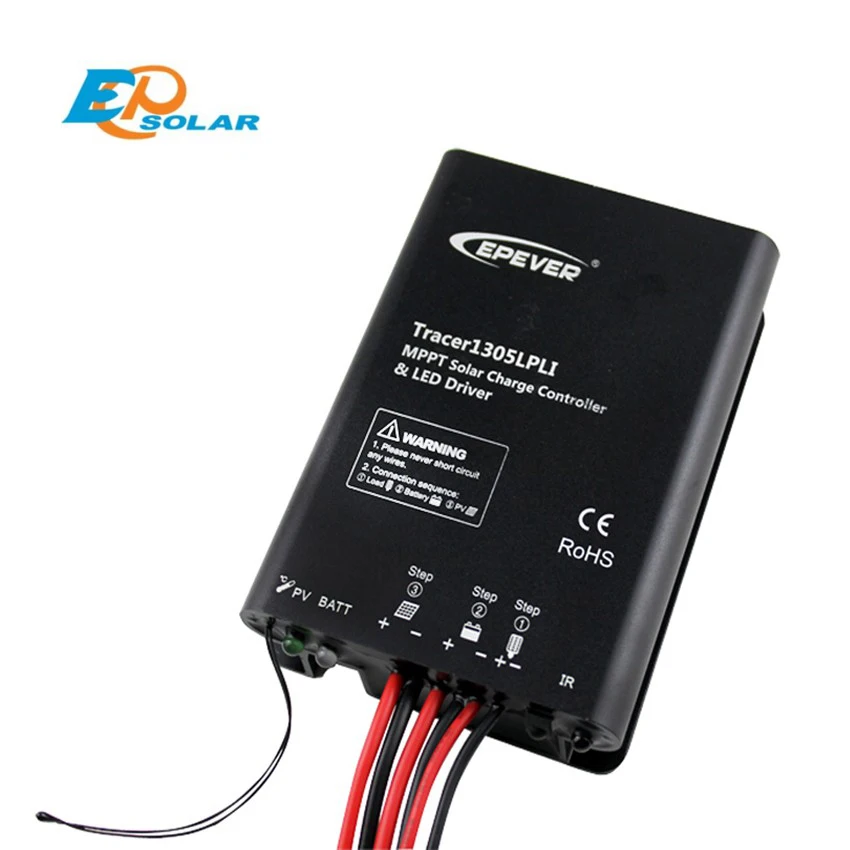 EPSOLAR Tracer1305LPLI литиевая батарея 10A 12V MPPT Контроллер заряда с таймером IP67