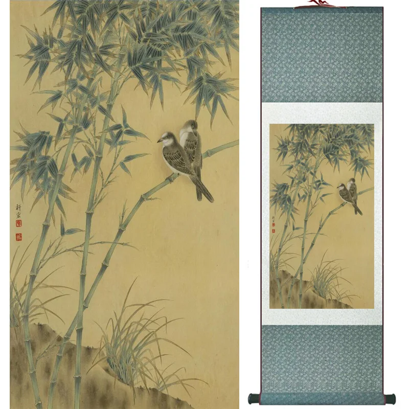 Традиционная китайская художественная живопись Лошадь шелк прокрутка 061403| |