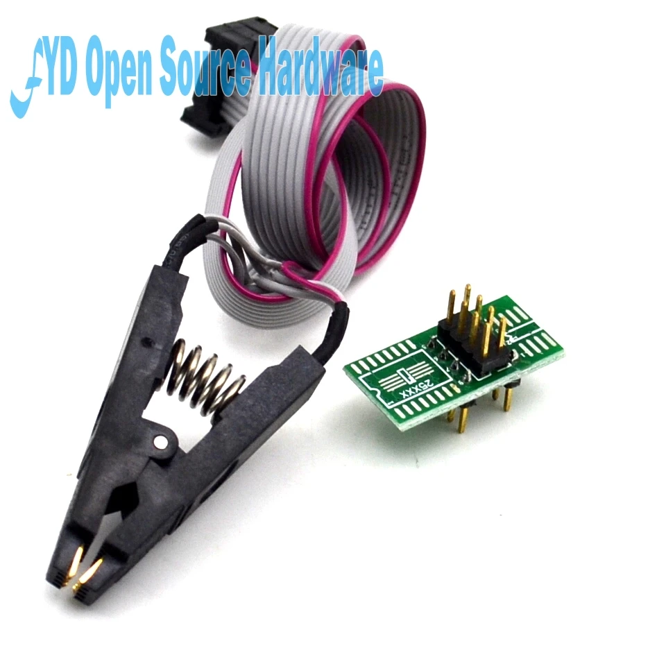 1 Набор обновленная версия SOIC8 SOP8 тестовый зажим для EEPROM 93CXX / 25CXX 24CXX in circuit