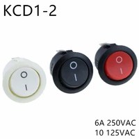 kcd1 105 ac 6a 10a 250v on off rocker switch black 2pin power switch push button switch black white factory
