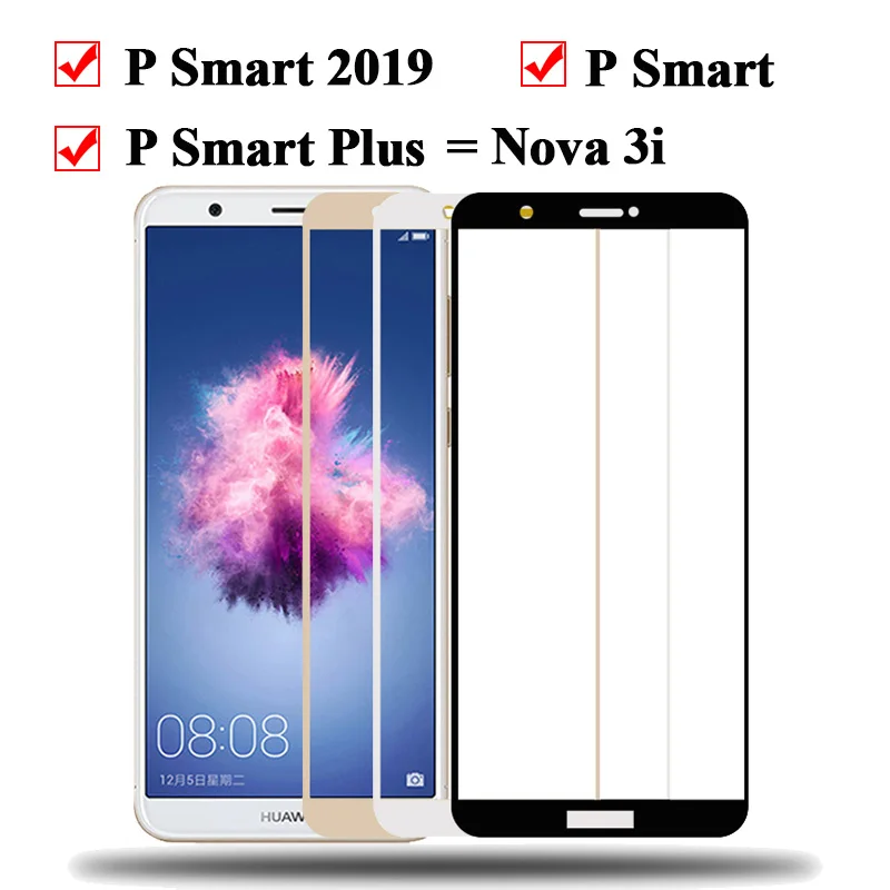 Для huawei p smart 2019 Защитная пленка для экрана на huaweii huavei nova 3i plus защитная из