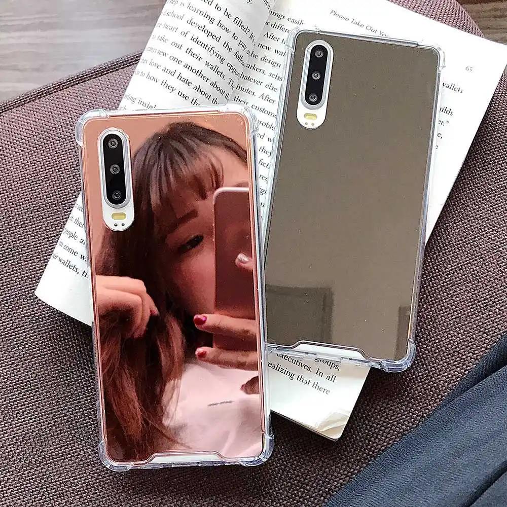 KISSCASE Drop Proof Mirror Case for iPhone XR 7 8 XS MAX X 11 6 S Plus 5 5S SE Airbag Soft TPU Phone Cover |