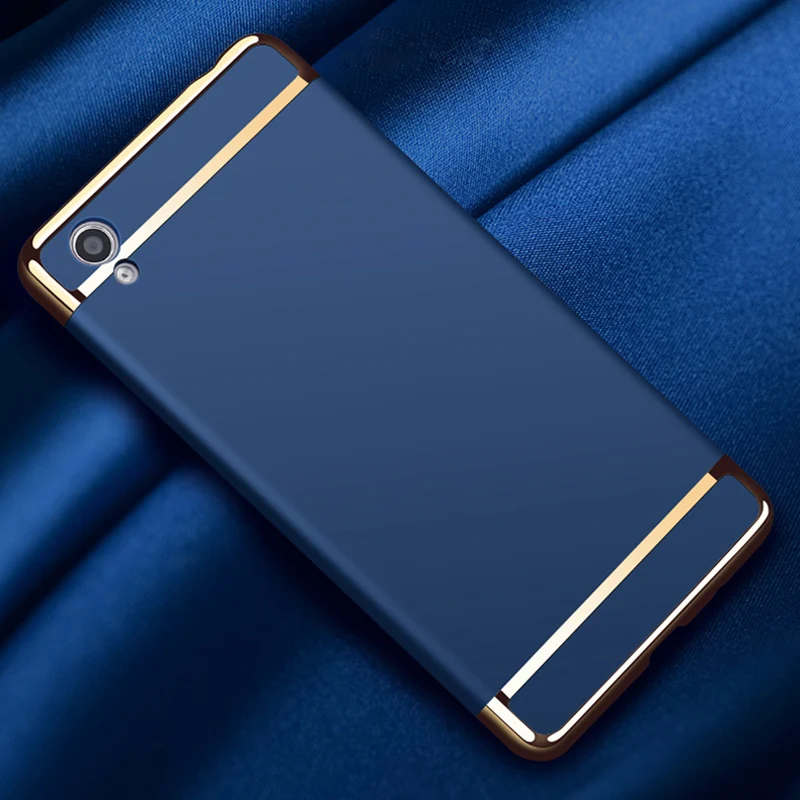VIVO Y51 чехол Роскошный ультра-тонкий 3 в 1 защита всего тела Жесткий Чехол для